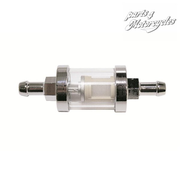 BENZINFILTER VERCHROMT Ø 8mm