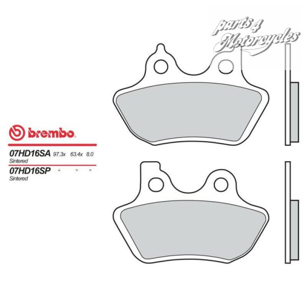 Brembo Bremsbelag 07HD16SA vorne