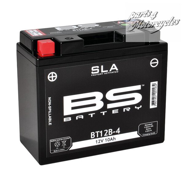 BS Batterie YT12B-4 SLA, versiegelt