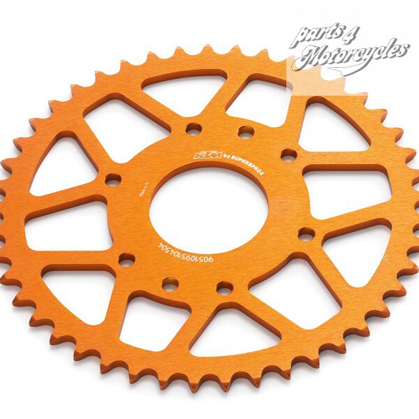 Kettenrad ALU orange 45 Zähne