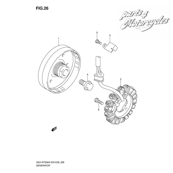 Nr 2 Stator / Lichtmaschine