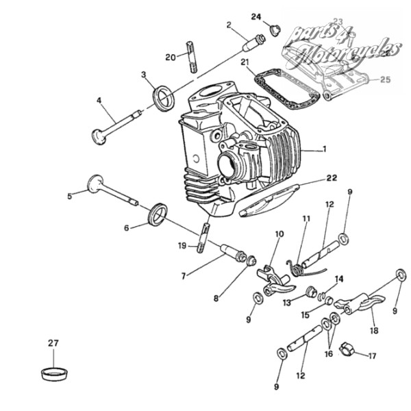 Nr 21 GASKET CYLINDER HEAD COVER