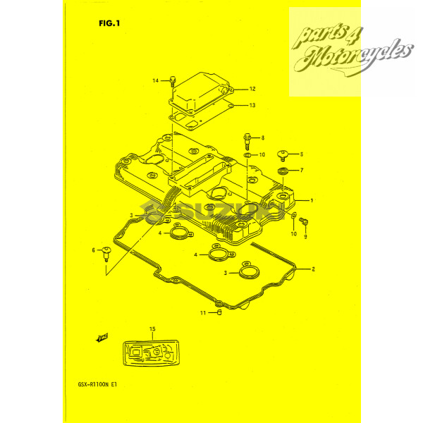 GASKET, HEAD COVER Nr 2