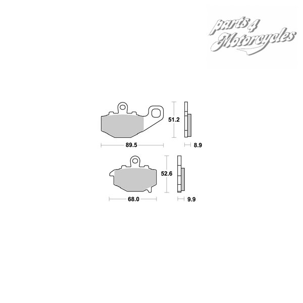 AP Bremsbelag SINTER ROAD HINTEN LMP287SR