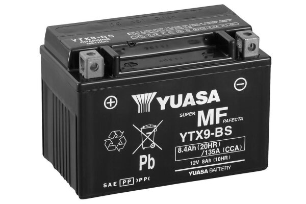 Batterie YUASA YTX9-BS MTF Verschlossen
