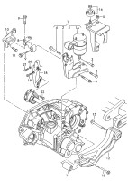 Pendelstütze Nr 12 Getriebe EEZ , DQR ( VW T4 TDI 151PS)