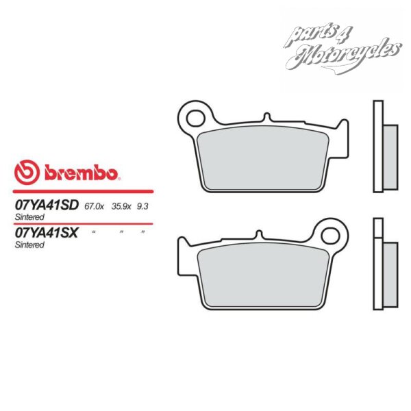 BREMBO Bremsbelag 07YA41 SX