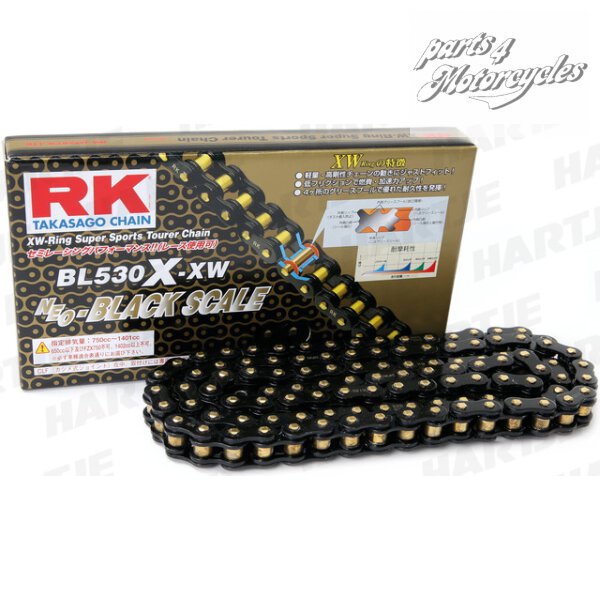 RK Premium Kettensatz 15x46 Kette schwarz-gold