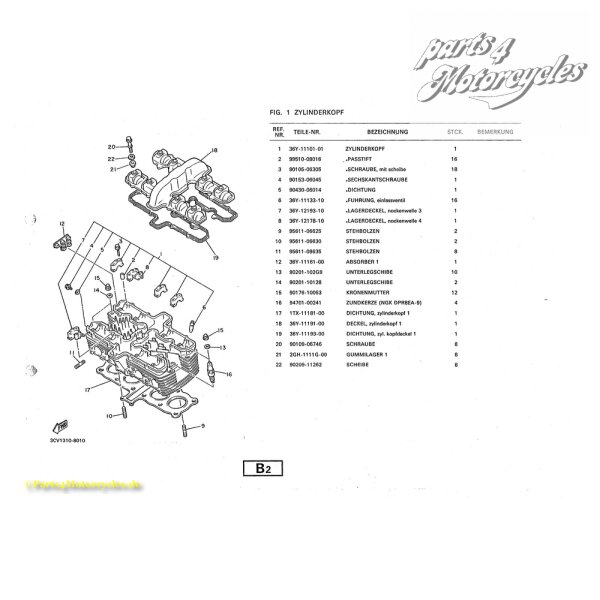 DID 530VX G/&B Niet Kettensatz Stahl Yamaha XS400 1978 2A2