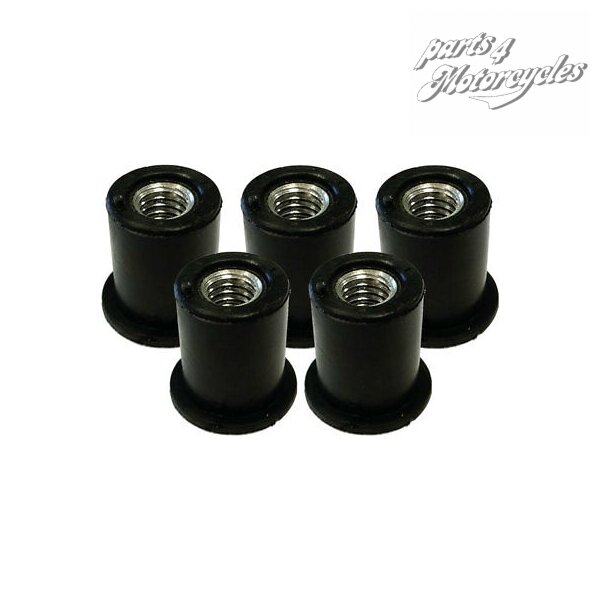 GUMMIMUTTERN M5X14MM 5ER PACK